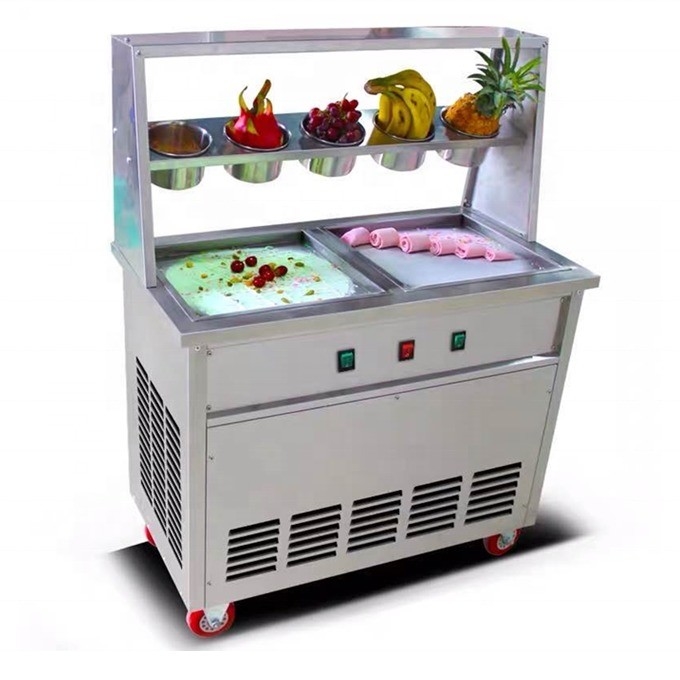 Bouton de dégel automatique pendant 23 ans Machine à glace à glaçons en marbre de pierre froide