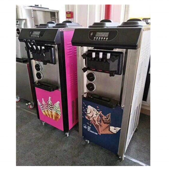 Machine à glaces douce avec pré-refroidissement garder le système frais en acier inoxydable 304