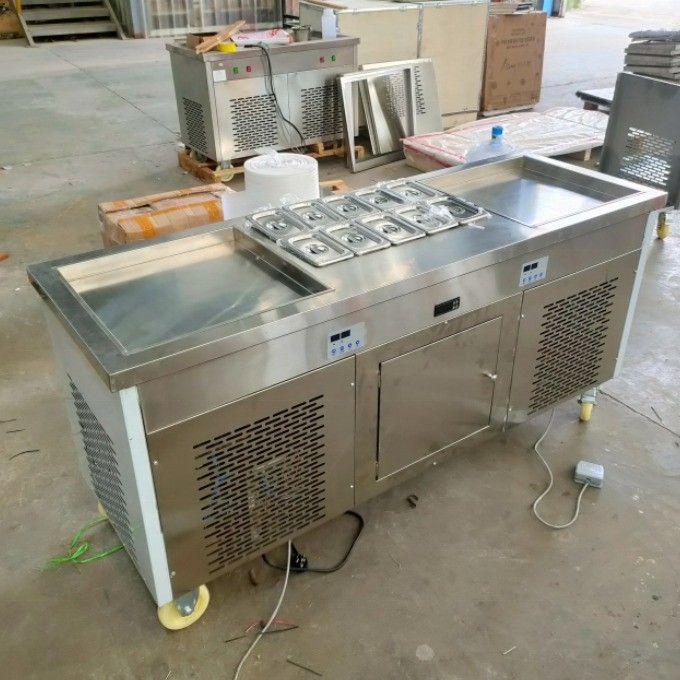 Découvrez le mélange parfait de goût et de design avec notre machine à glace en pierre froide