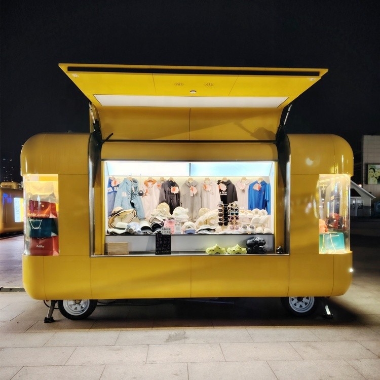 Longue durée de vie Super Performance Trailer alimentaire personnalisé pour les collations homologué CE