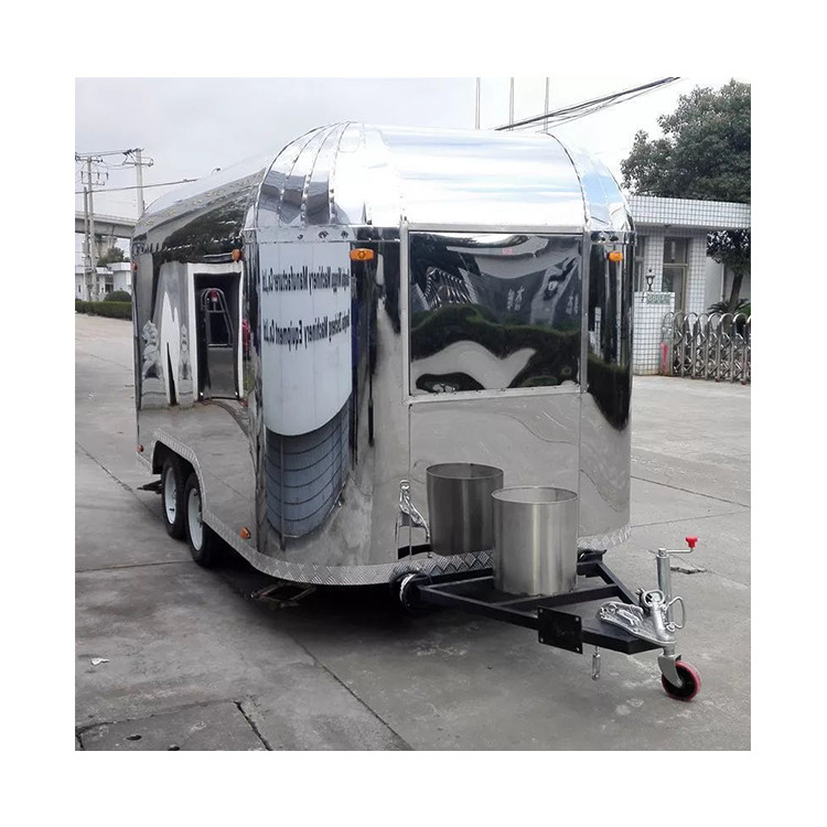 110V/220V/380V Voltage en acier inoxydable Petite remorque alimentaire pour camion de restauration rapide à Direct