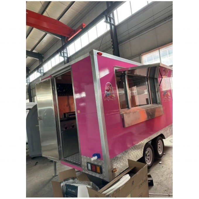 Trailers automatiques de vente de matières premières de maïs à petit investissement