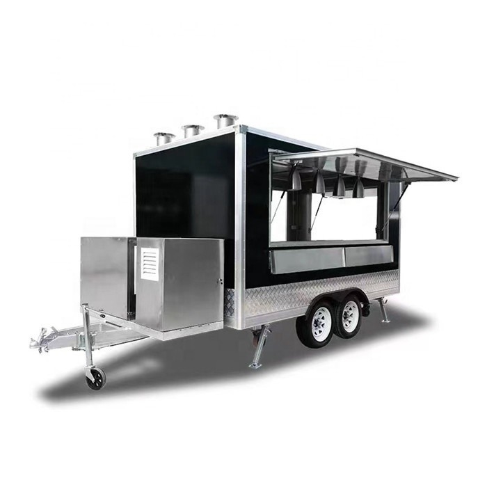 3000*2100*2500MM Camion alimentaire en acier inoxydable Tente pour la consommation et la consommation Capacité 1000 kg