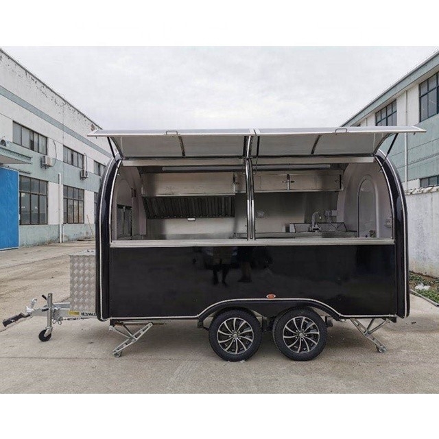3 roues Food Trailer Machinery à faible budget Fonction pour faire de la nourriture en mouvement