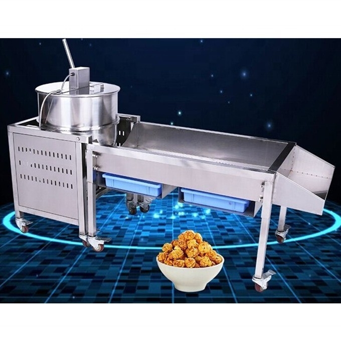 Pièces de machine de popcorn de dernière génération de 2022 avec fonctionnement facile et casserole de diamètre 530 mm