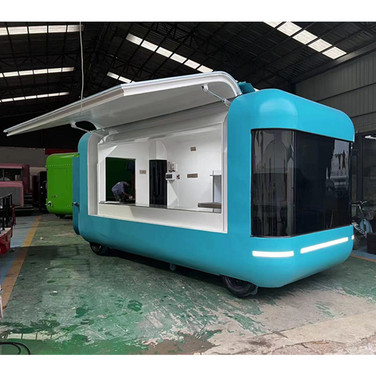 35km-75km/h Vitesse CE Certifié Airstream Food Trailer personnalisé pour l'usine d'assaisonnement