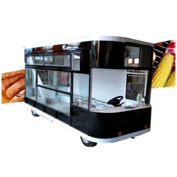 Machinerie pour camions alimentaires Fonction Camion électrique à quatre roues adapté à la vente de collations