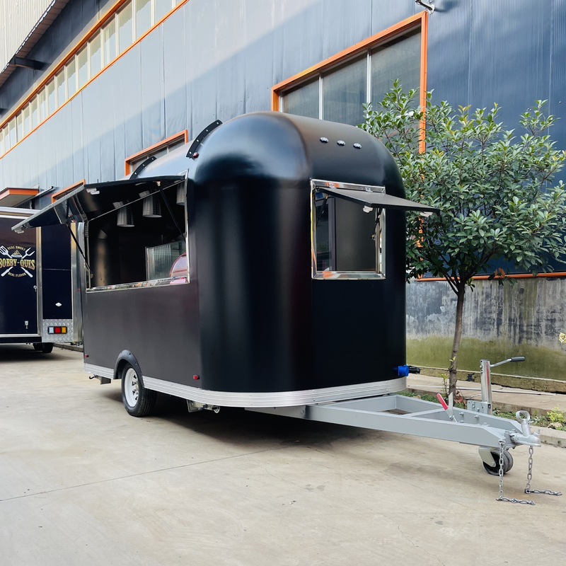 2023 Trailer mobile pour les collations Les boissons de restauration rapide Les glaces, le café, le lait, le thé et les produits durables