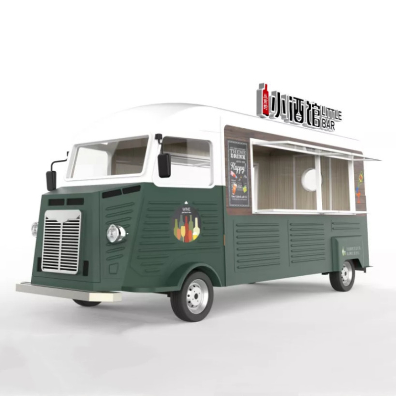 Snack Food 2023 Mobilier électrique polyvalent Fourniture de restauration rapide Boissons Café Camion Voiture roulante