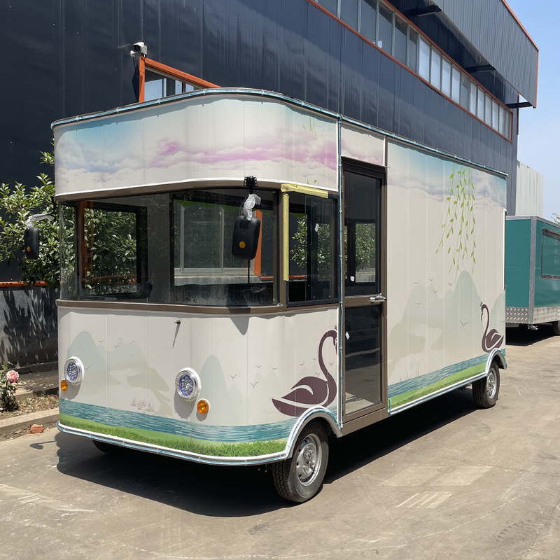 Électrique Mobile Commodity Retail Fleurs Plantes Boutique de bonsaï Camion remorque pour la cave