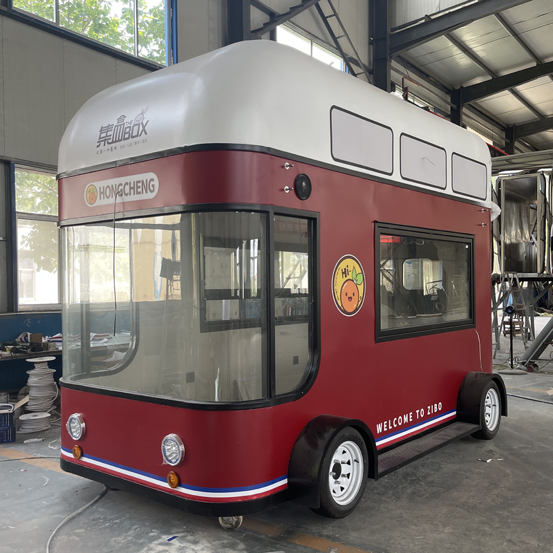 Ventes mobiles d'alcool café lait thé bière crème glacée camion chariot mobile