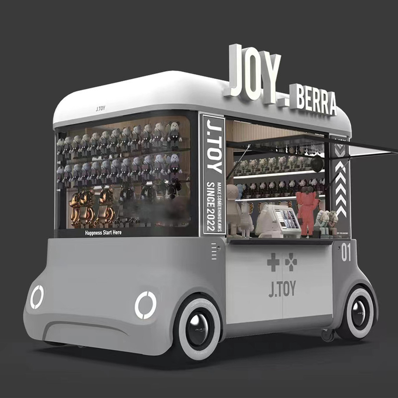 2023 électrique mobile marchandise alimentaire artisanat magasin d'artisanat camionnette chariot de remorque pour hôtels