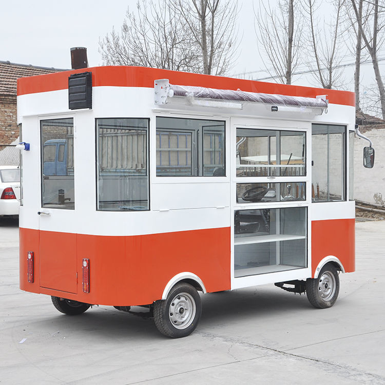 110v/220v chariots électriques de fournisseur Hot Dog camion alimentaire mobile avec matériel de soja