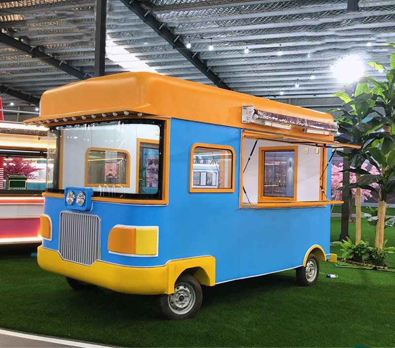 Carton alimentaire mobile personnalisé Citroën Camion électrique pour les hot-dogs et les glaces