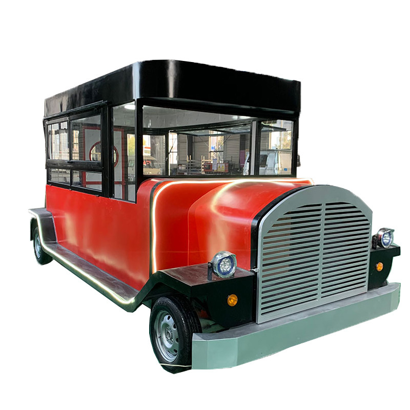 Voiture de restauration commerciale électrique personnalisée chariots de fournisseur Hot Dog camion de nourriture mobile 4 roues