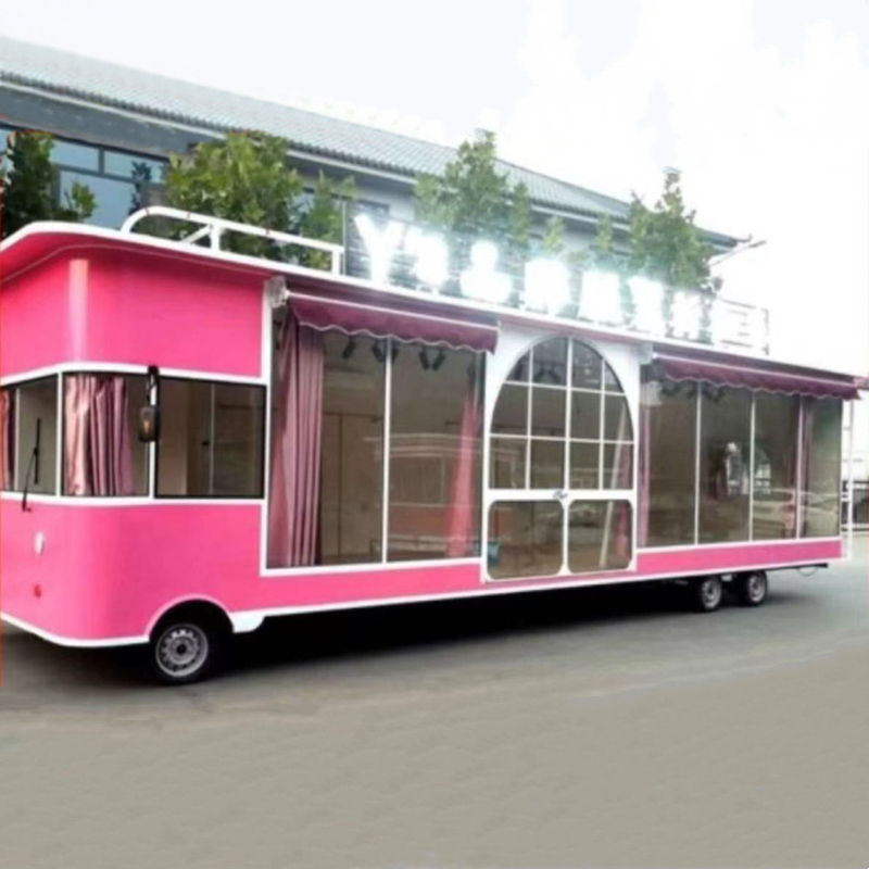 2023 Salon de coiffure électrique mobile Barbier magasin vestiaire camionnette remorque Boutique Cart