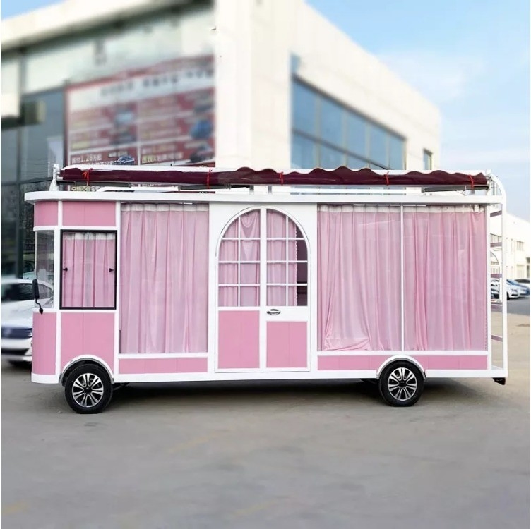 Salon de coiffure électrique mobile Barbier magasin vestiaire camionnette remorque panier pour 1000kg
