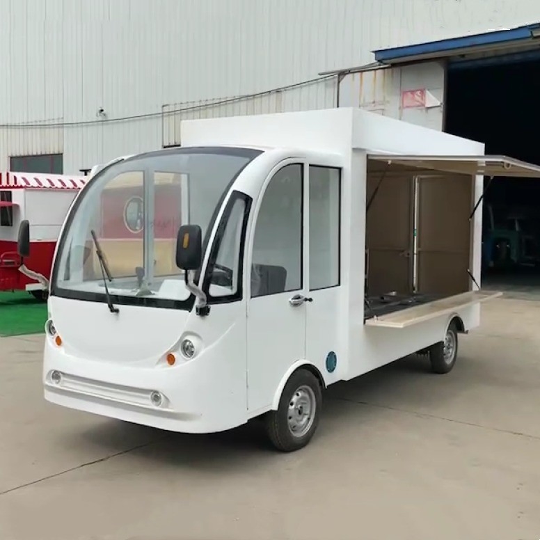Mobiles électriques multifonctionnels Fast Food Snack Catering Bus Food Truck Boutique Cart