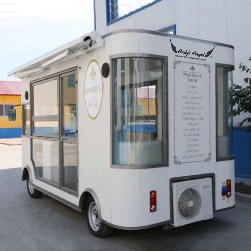 Camion de vente électrique mobile à grande capacité pour magasins de détail