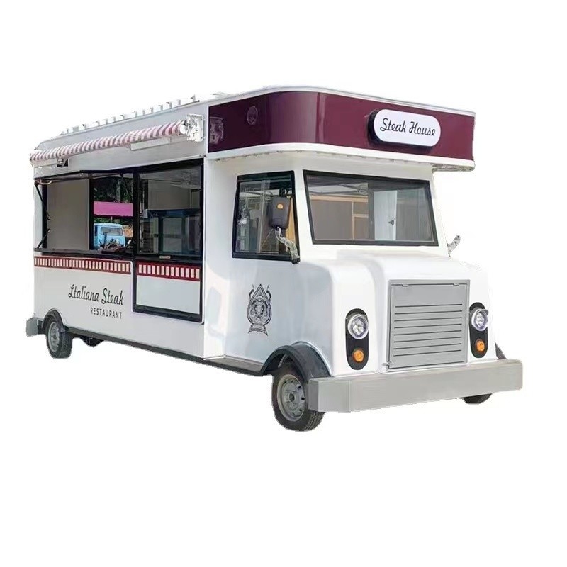 110v/220v électrique mobile de la rue Fast Food Snack de restauration camionnette remorque