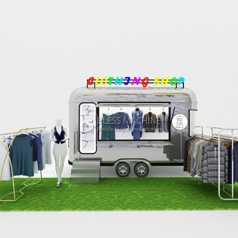 Magasin de vêtements électriques mobiles de 1000 kg Furgonnette pour hommes vêtements pour femmes et enfants