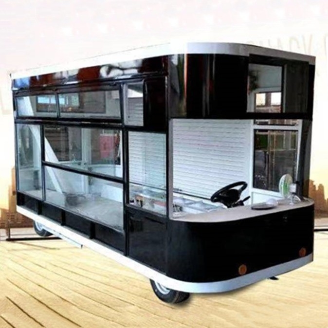 2022 Vêtements électriques mobiles Salons de coiffure Boutique Camion remorque Chariot pour usine d'assaisonnement