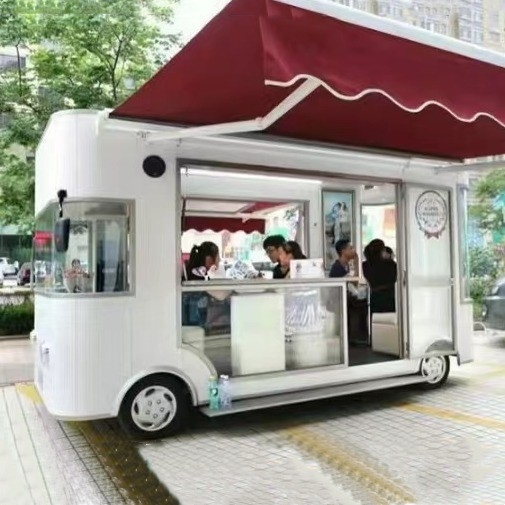 2023 Produits alimentaires électriques mobiles Commodities Ventes au détail Boutique Van Truck Trailer Cart